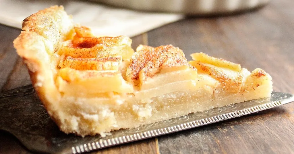 Easy Apple Tart Recipe (with Almond Paste Filling)