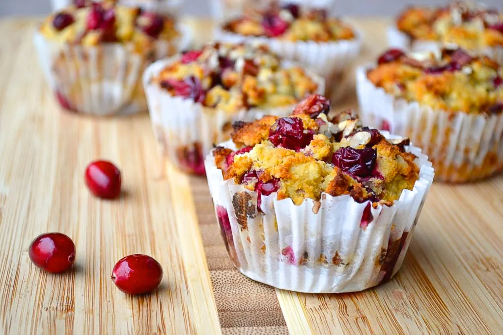 Cranberry, Orange & Pecan Muffins